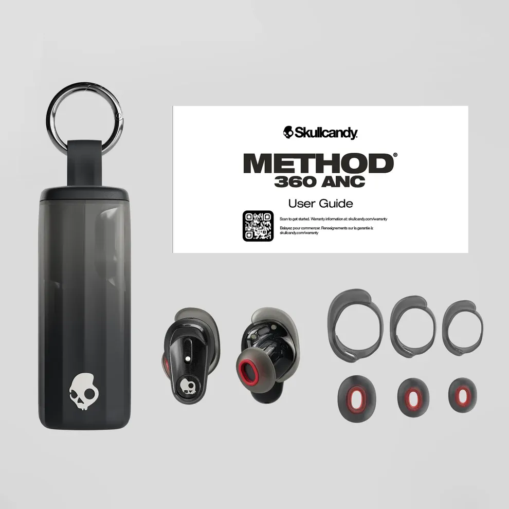 Skullcandy METHOD 360 ANC ワイヤレスイヤホン Skullcandy Method 360 ANC Wireless Earbuds with Noise Cancellation